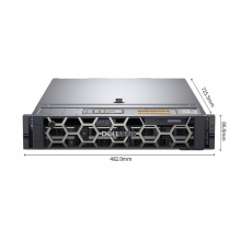 戴尔（DELL）R740服务器 2颗铜牌3104 6核/16G/1*600G SAS 硬盘/H330/双750W电源