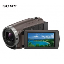 索尼（SONY）HDR-CX680 高清数码摄像机 5轴防抖 30倍光学变焦（棕色）家用DV/摄影/录像